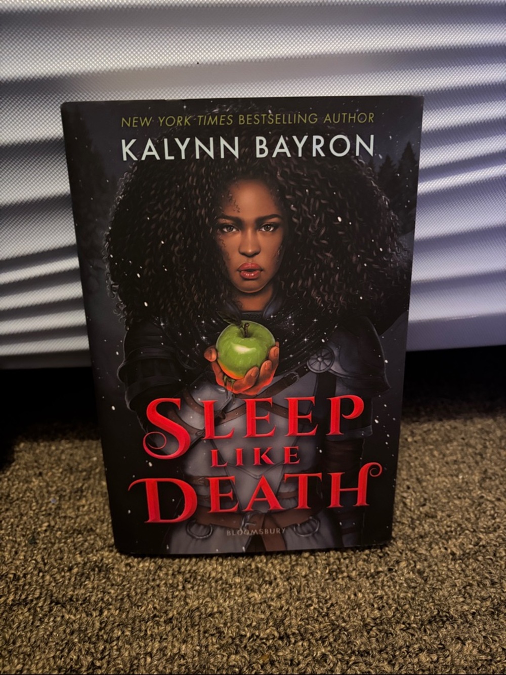 Kalynn Bayron "Sleep Like Death" Hardcover Book - Black & Red Cover